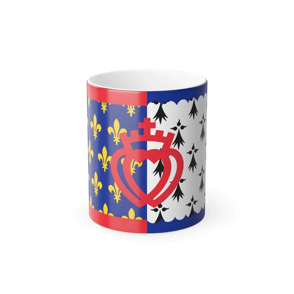 Flag of Pays de la Loire France - Color Changing Coffee Mug 11oz - Go Mug Yourself