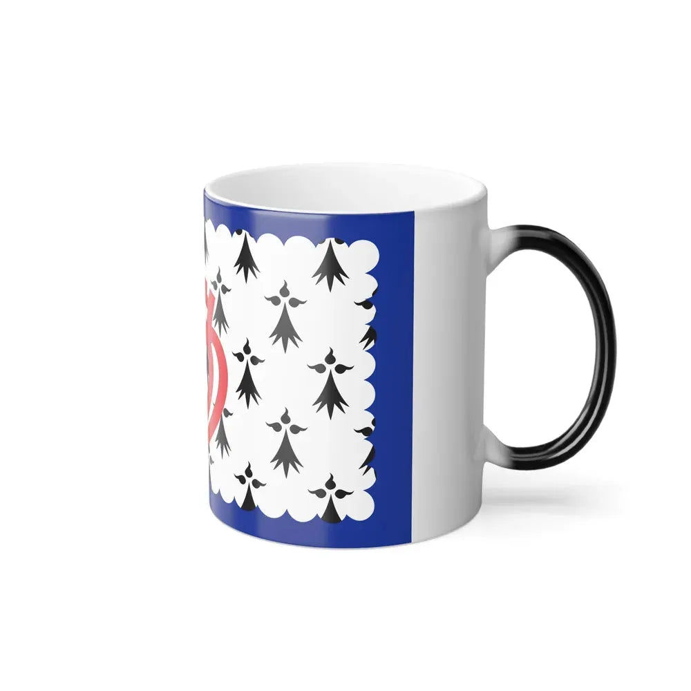 Flag of Pays de la Loire France - Color Changing Coffee Mug - Go Mug Yourself