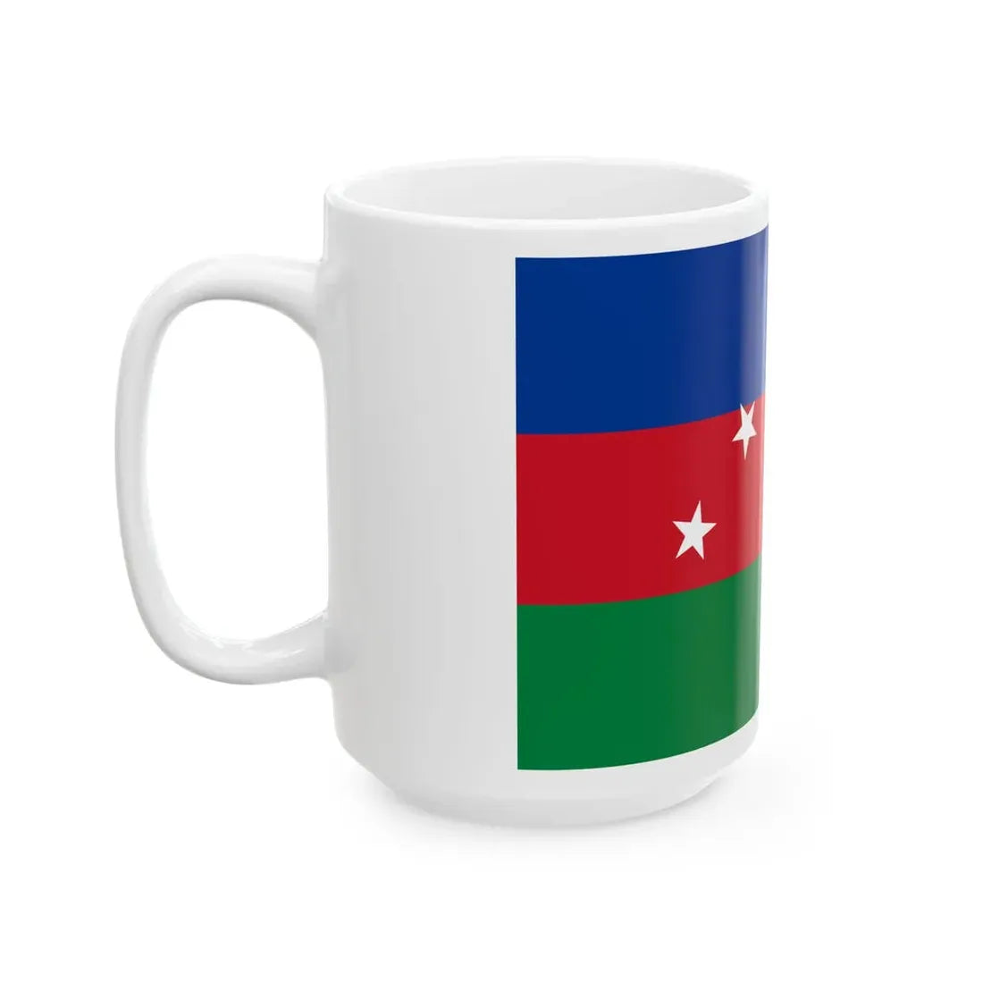 Flag of Pedro Moncayo (Ecuador) White Coffee Mug - Go Mug Yourself