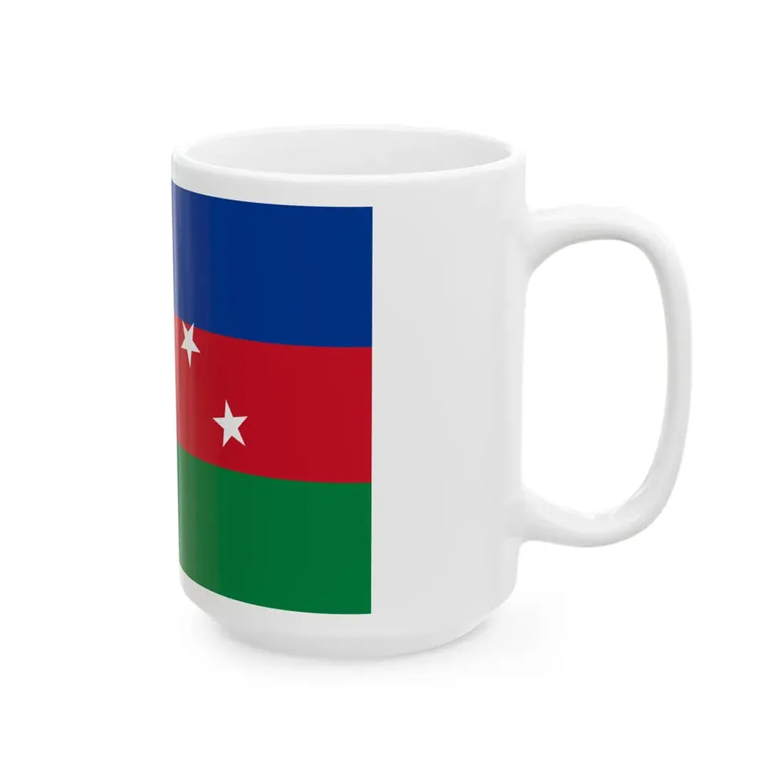 Flag of Pedro Moncayo (Ecuador) White Coffee Mug - Go Mug Yourself