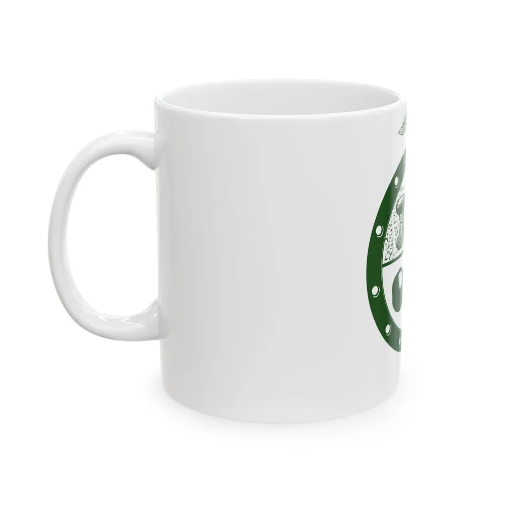Flag of Pee Pee Township Ohio (United States) White Coffee Mug - Go Mug Yourself