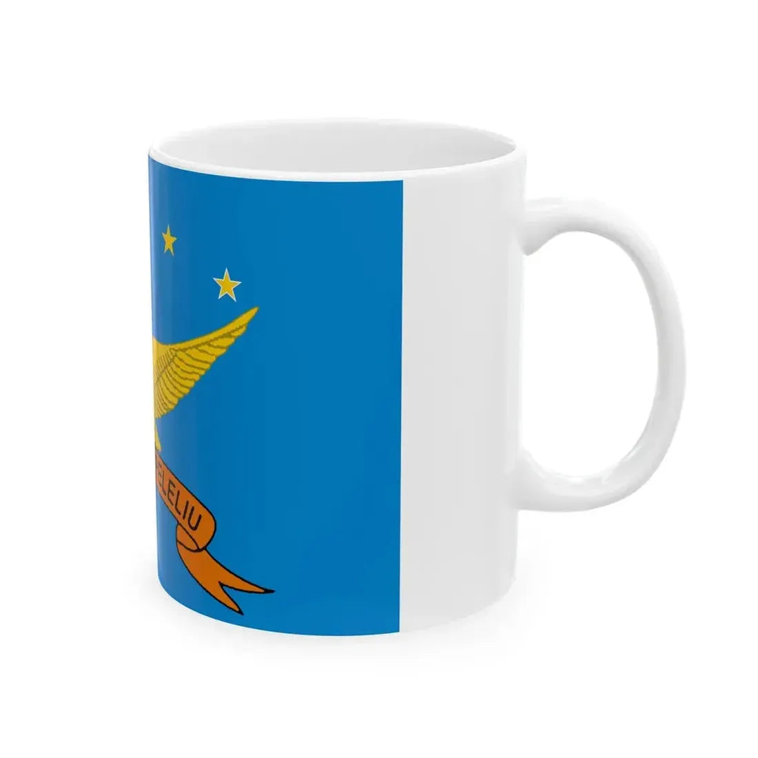 Flag of Peleliu Palau - White Coffee Mug - Go Mug Yourself