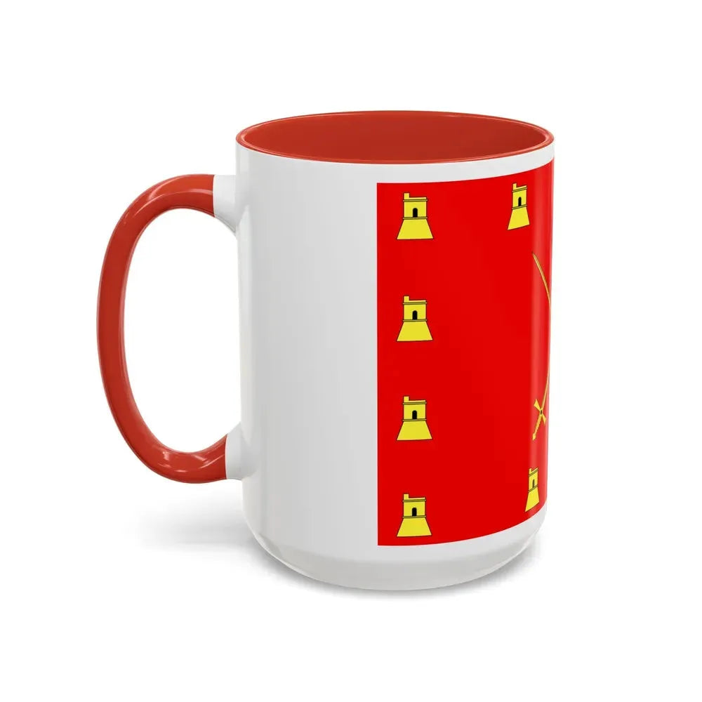 Flag of Pembroke Malta - Accent Coffee Mug - Go Mug Yourself