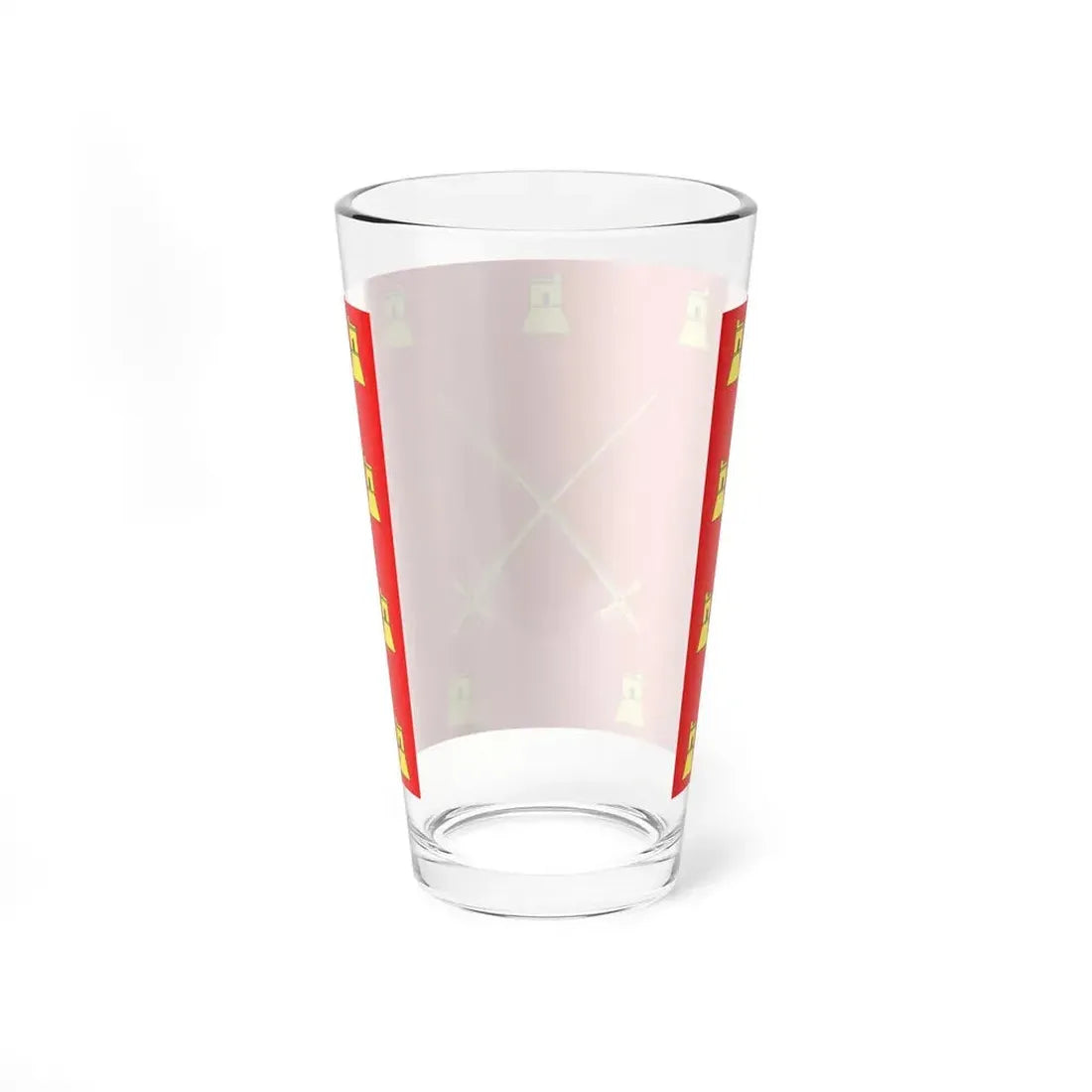 Flag of Pembroke Malta - Pint Glass 16oz - Go Mug Yourself