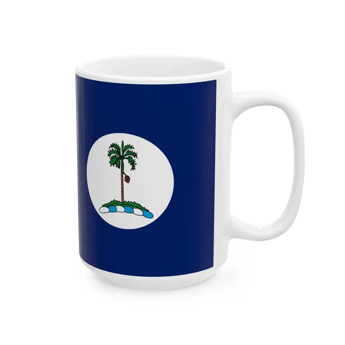 Flag of Penang 1952-1957 (Malaysia) White Coffee Mug - Go Mug Yourself