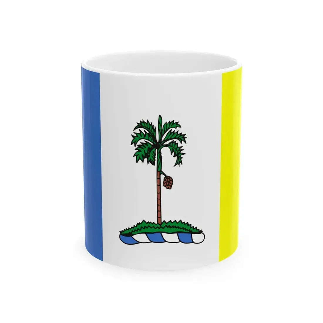 Flag of Penang 1957-1965 (Malaysia) White Coffee Mug 11oz - Go Mug Yourself