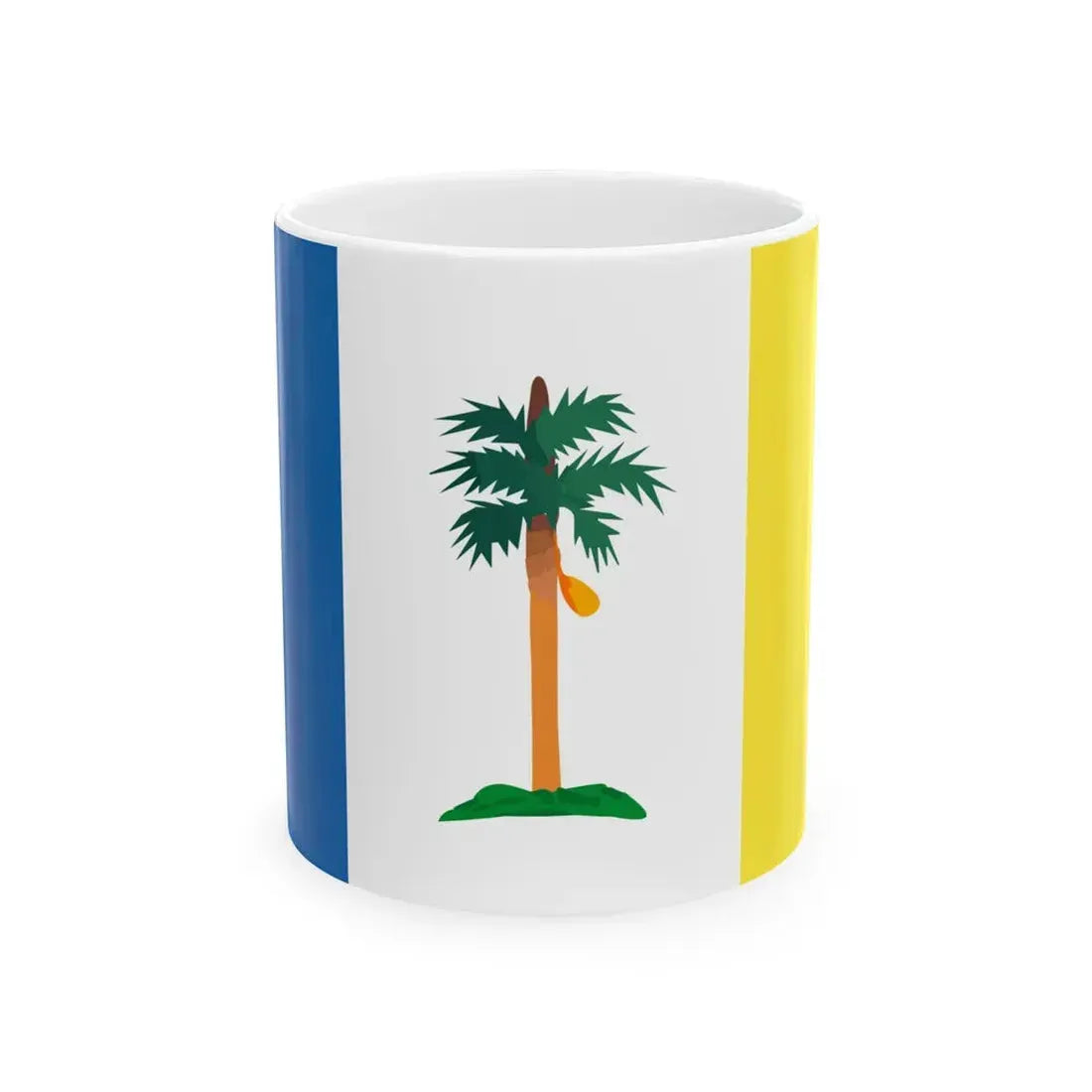 Flag of Penang from xrmap (Malaysia) White Coffee Mug 11oz - Go Mug Yourself