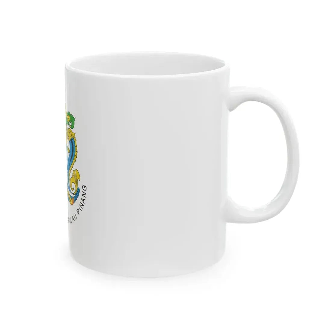 Flag of Penang Island City Council (Malaysia) White Coffee Mug - Go Mug Yourself