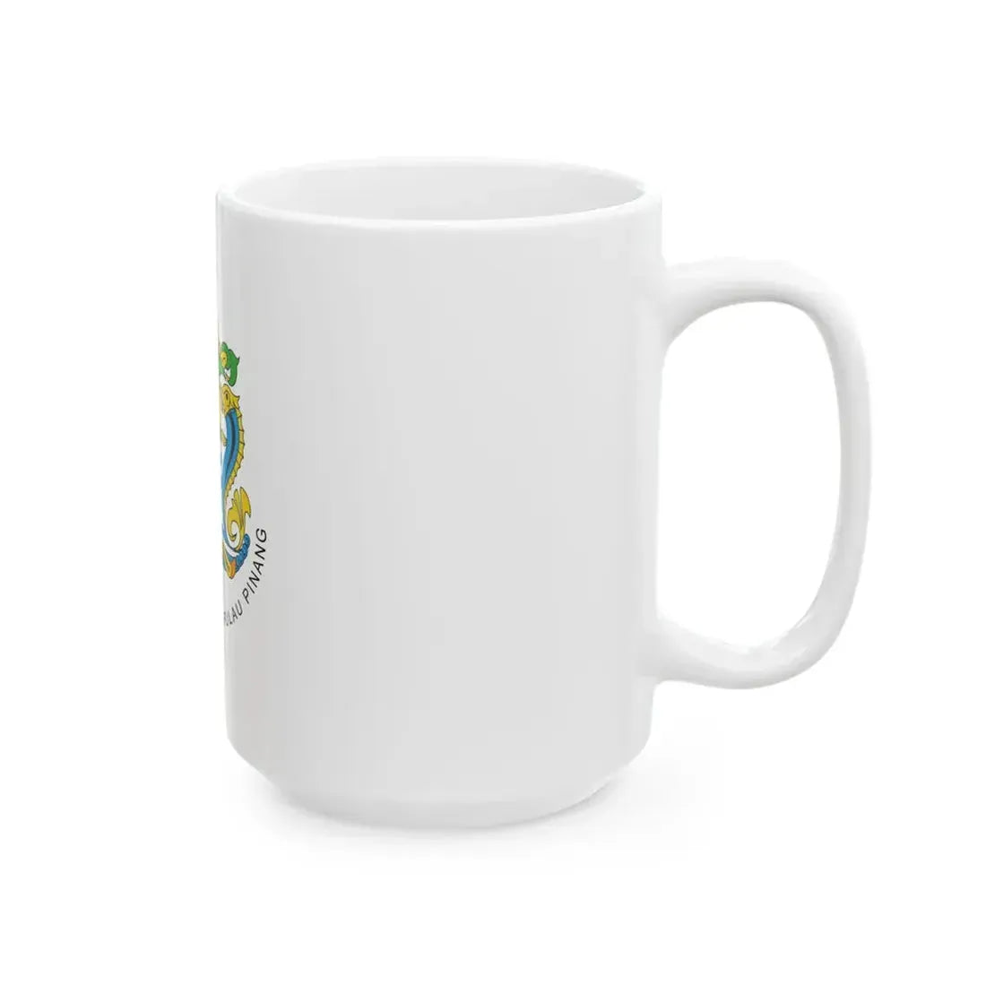 Flag of Penang Island City Council (Malaysia) White Coffee Mug - Go Mug Yourself