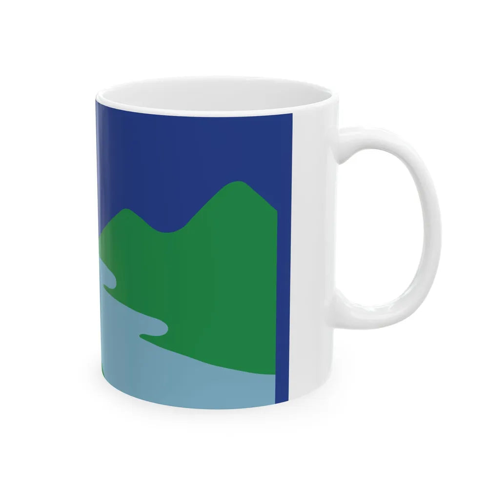 Flag of Pend Oreille County Washington (United States) White Coffee Mug - Go Mug Yourself