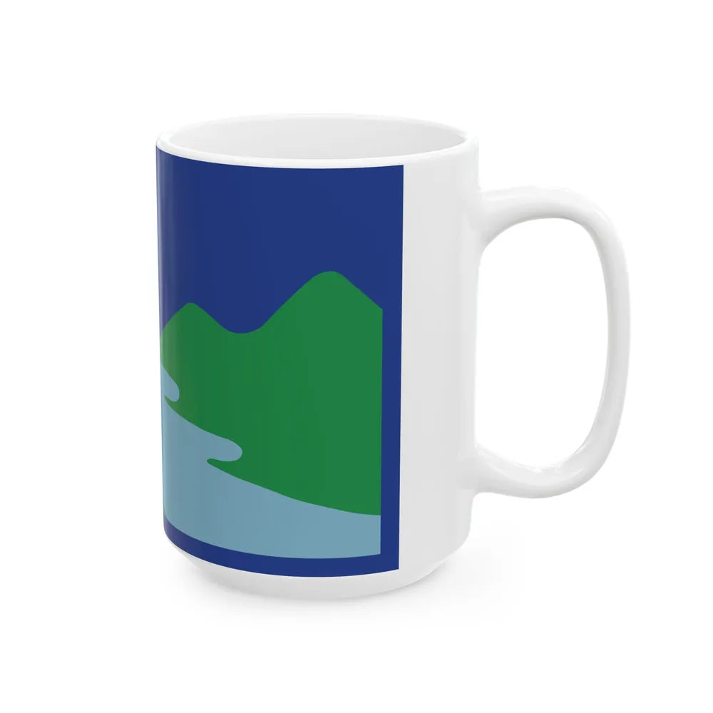 Flag of Pend Oreille County Washington (United States) White Coffee Mug - Go Mug Yourself