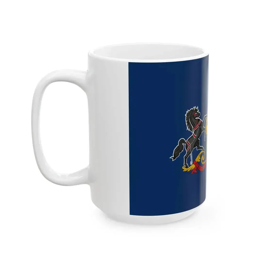 Flag of Pennsylvania 3-2 (United States) White Coffee Mug - Go Mug Yourself