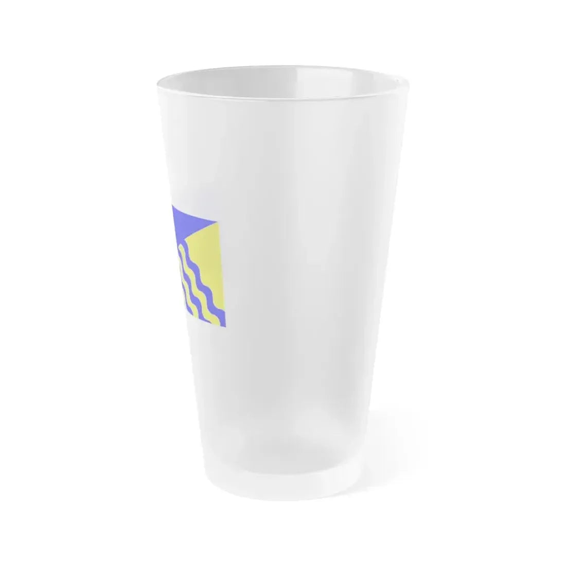 Flag of Penticton BC Canada - Frosted Pint Glass 16oz - Go Mug Yourself