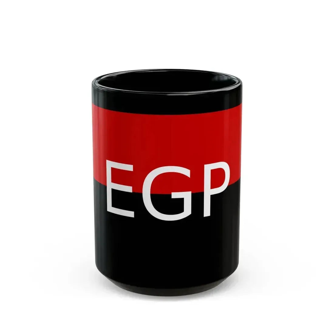 Flag of People's Guerrilla Army EGP - Black Coffee Mug 15oz - Go Mug Yourself