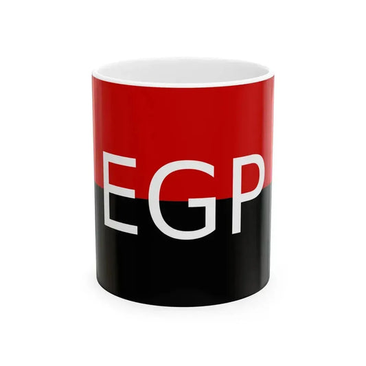Flag of People's Guerrilla Army EGP - White Coffee Mug 11oz - Go Mug Yourself