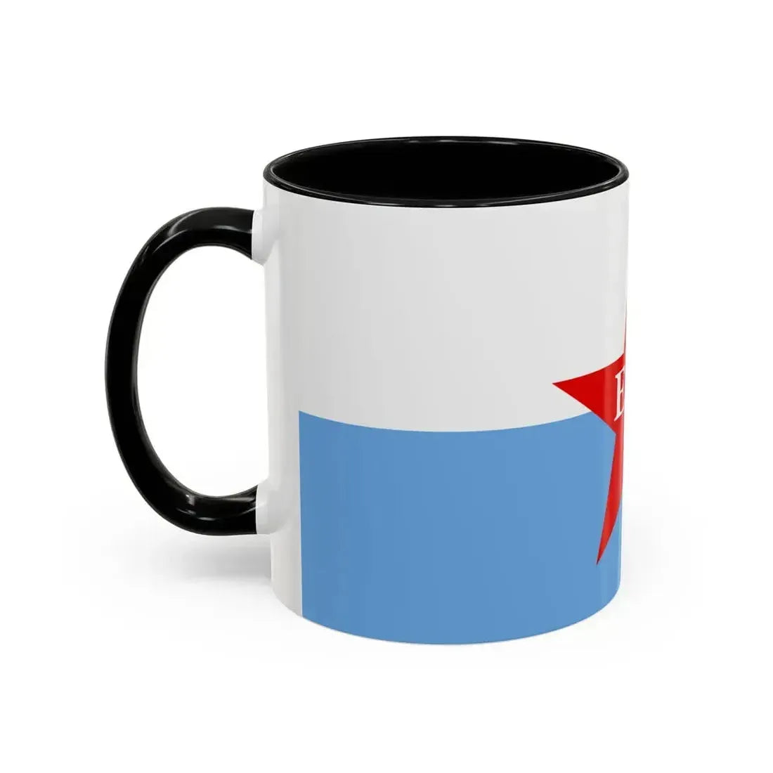 Flag of People's Revolutionary Army ERP - Accent Coffee Mug - Go Mug Yourself