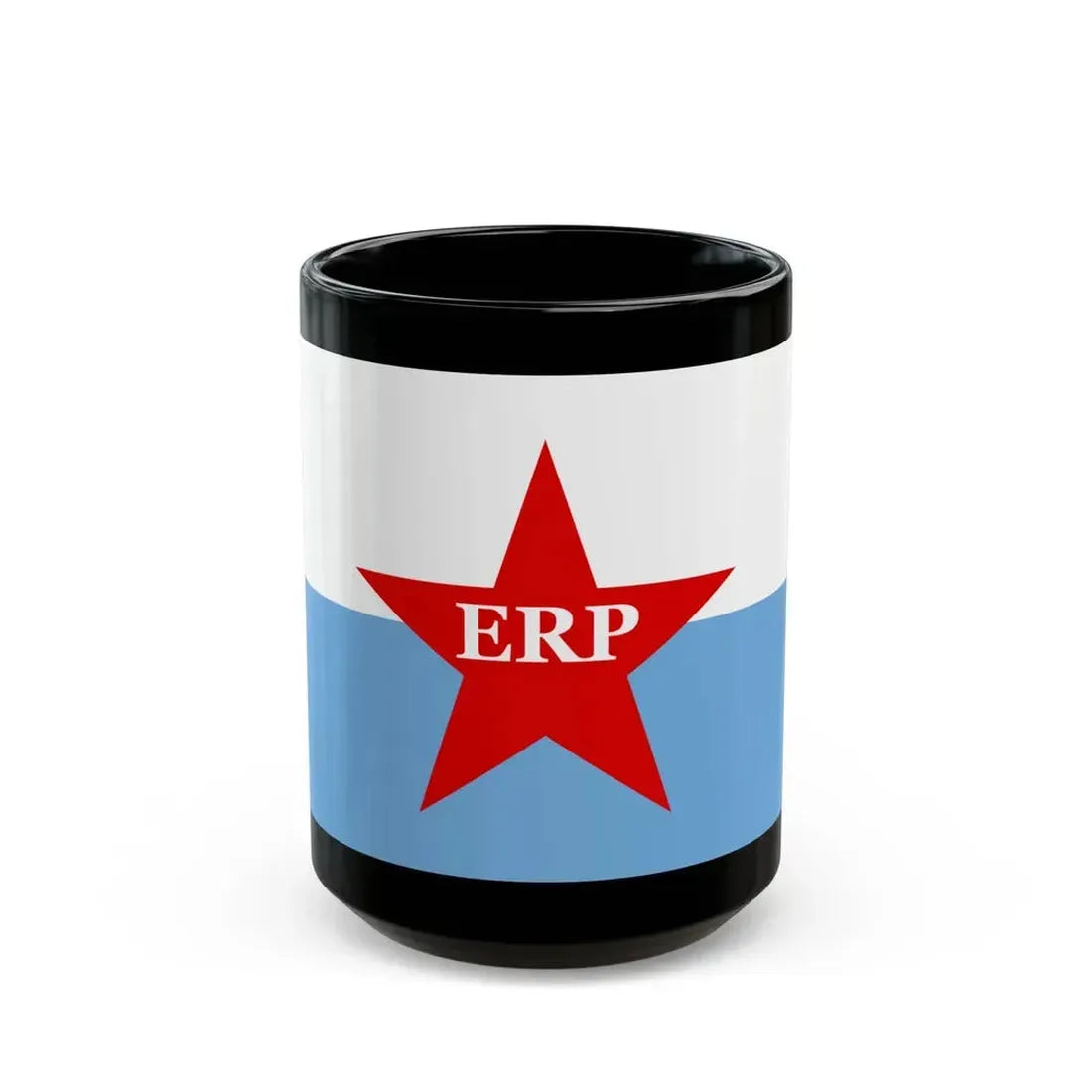 Flag of People's Revolutionary Army ERP - Black Coffee Mug 15oz - Go Mug Yourself