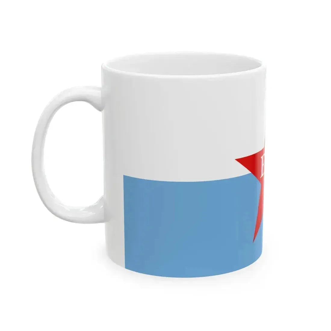 Flag of People's Revolutionary Army ERP - White Coffee Mug - Go Mug Yourself