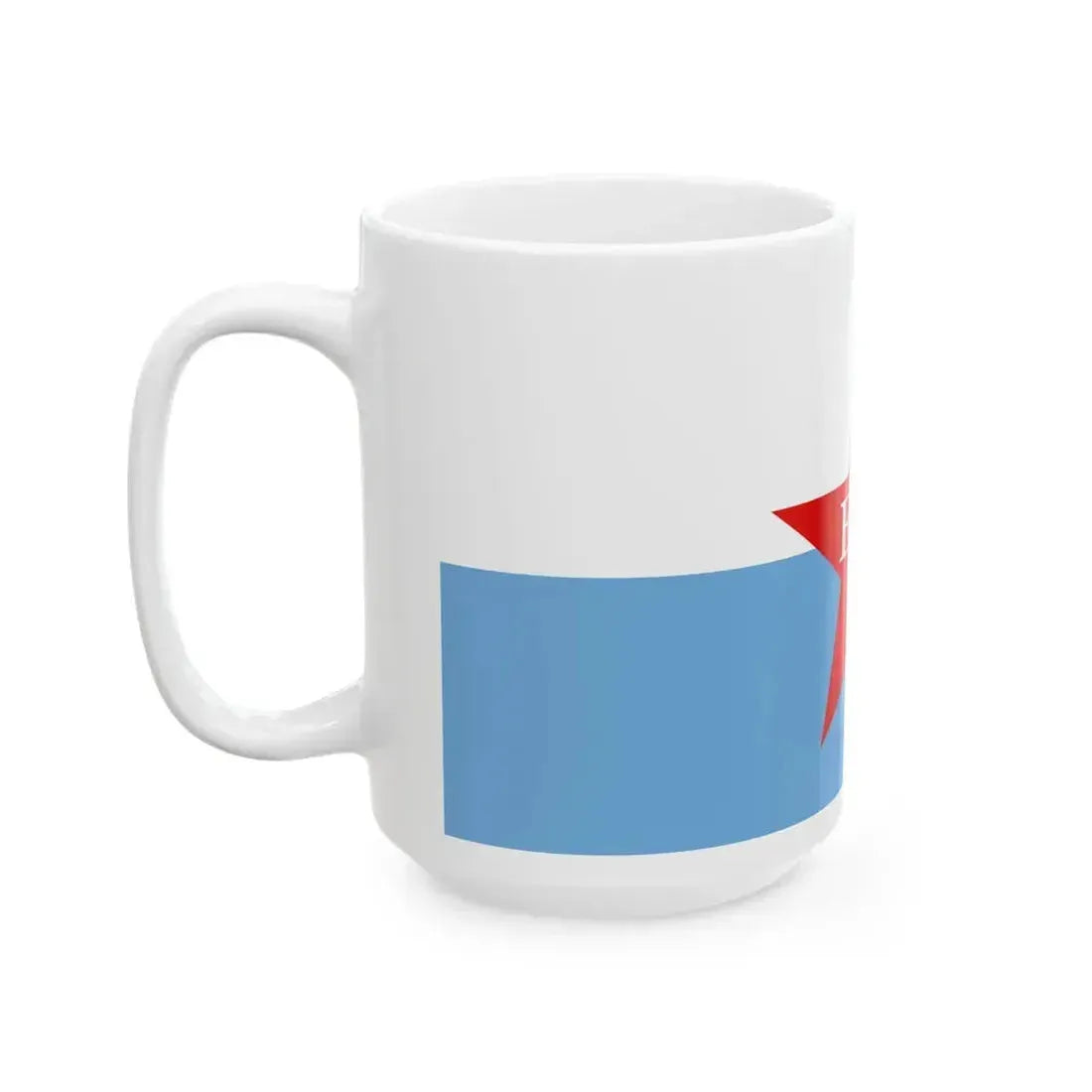Flag of People's Revolutionary Army ERP - White Coffee Mug - Go Mug Yourself
