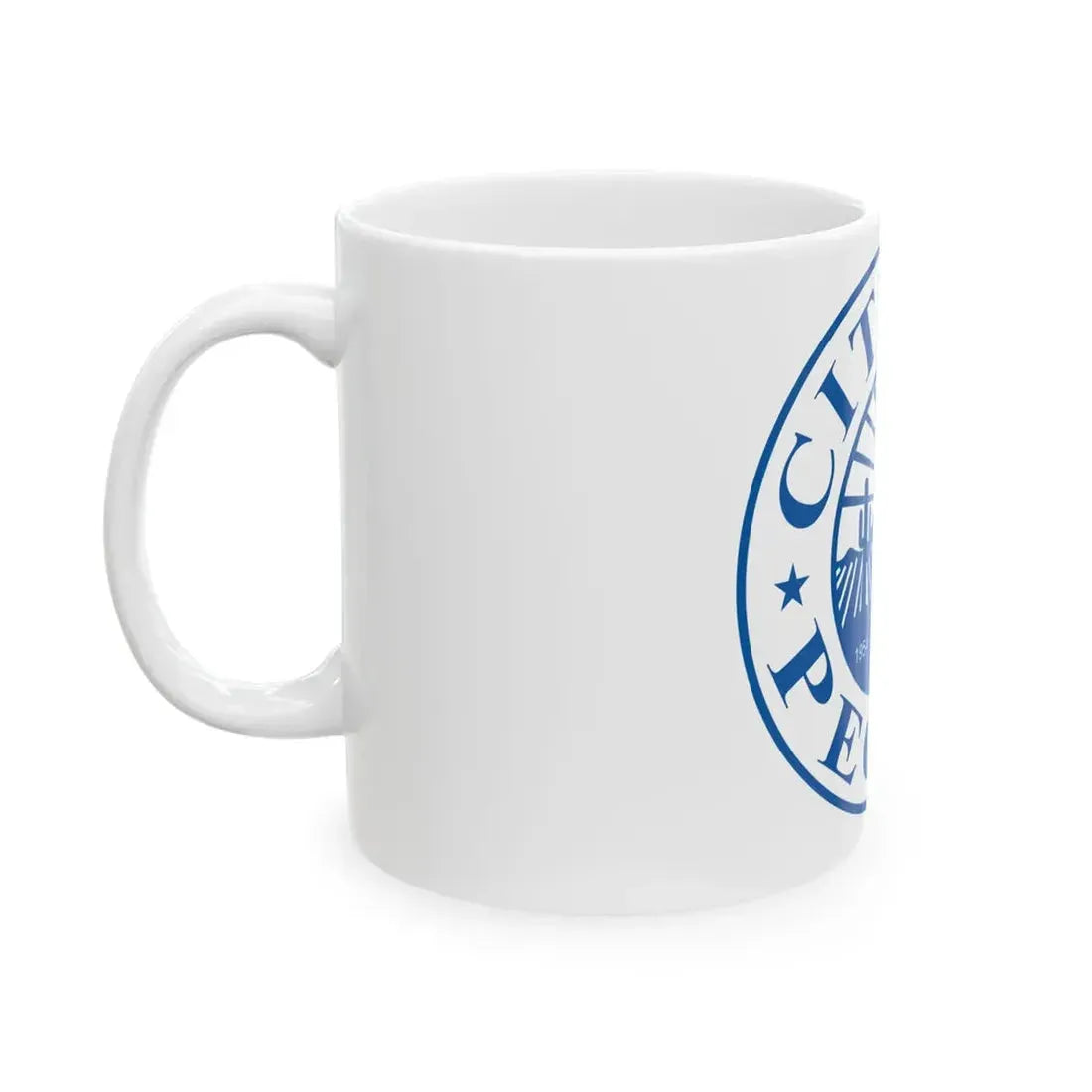 Flag of Peoria Arizona 1954-2017 (United States) White Coffee Mug - Go Mug Yourself