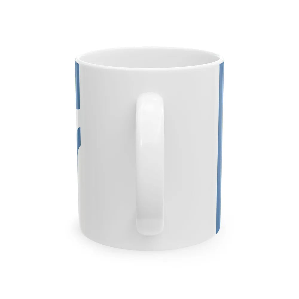 Flag of Peoria County Illinois (United States) White Coffee Mug - Go Mug Yourself