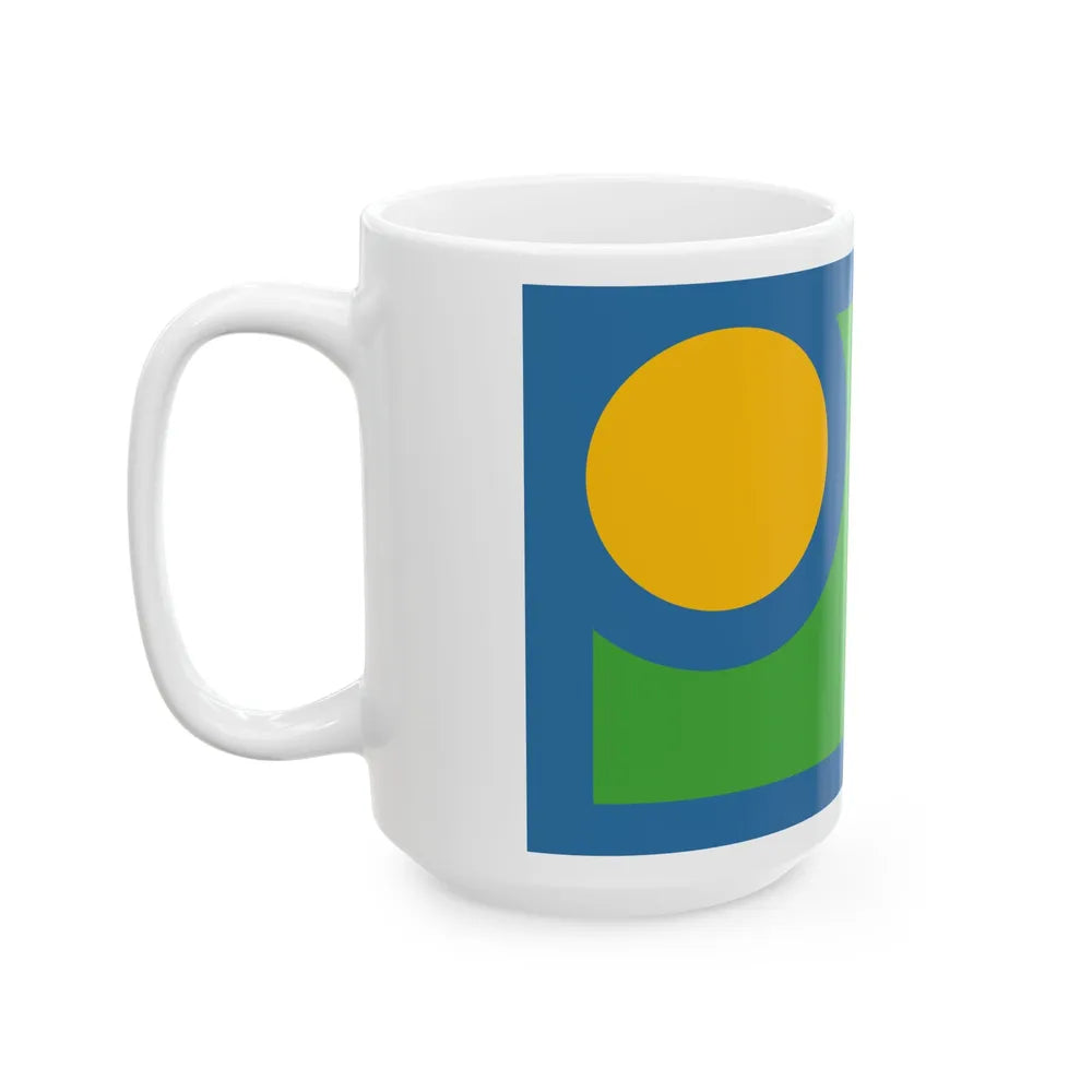 Flag of Peoria County Illinois (United States) White Coffee Mug - Go Mug Yourself