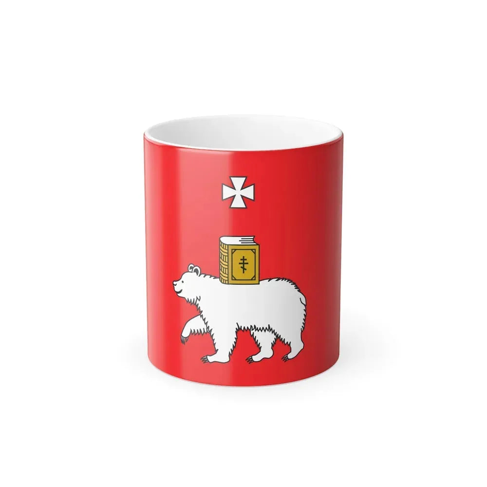 Flag of Perm Russia - Color Changing Coffee Mug 11oz - Go Mug Yourself