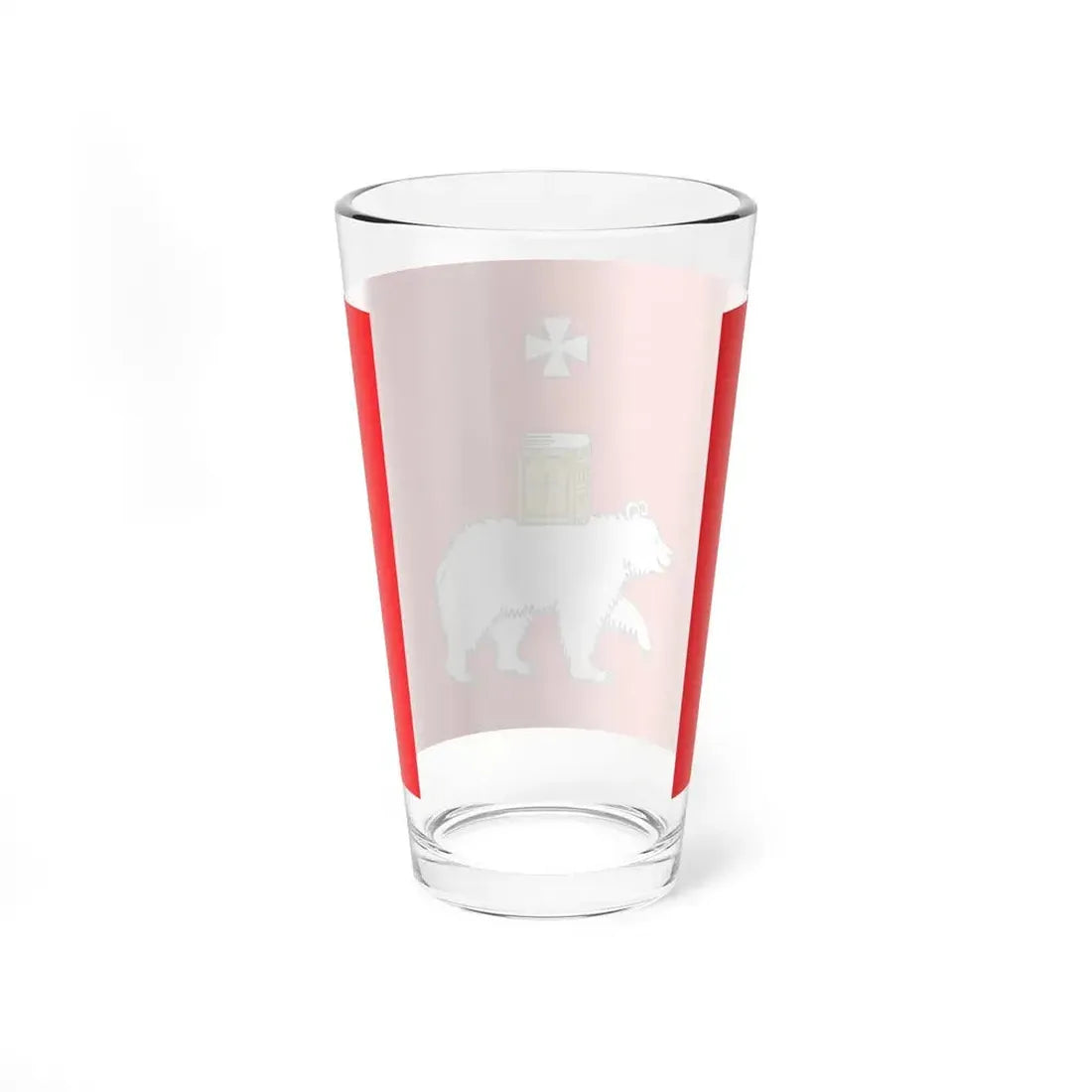 Flag of Perm Russia - Pint Glass 16oz - Go Mug Yourself