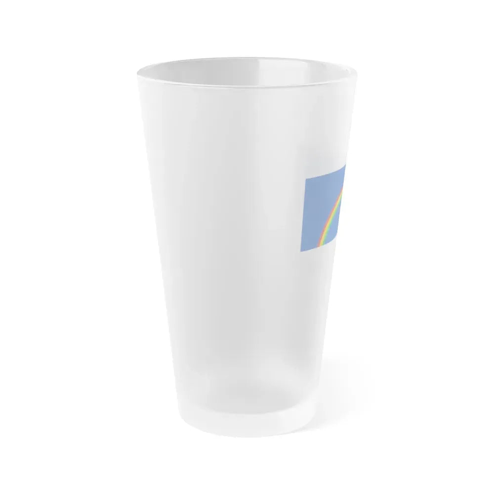 Flag of Pernambuco Brazil - Frosted Pint Glass 16oz - Go Mug Yourself