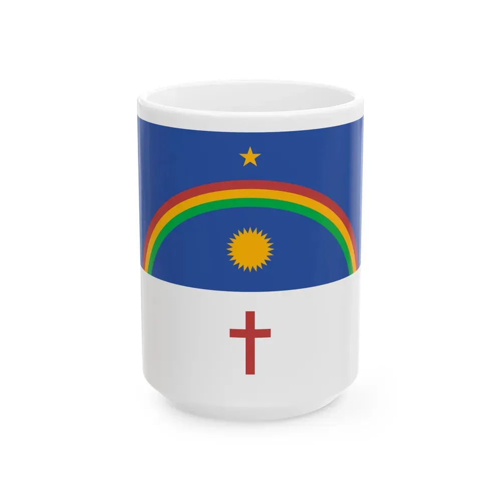 Flag of Pernambuco Brazil - White Coffee Mug 15oz - Go Mug Yourself