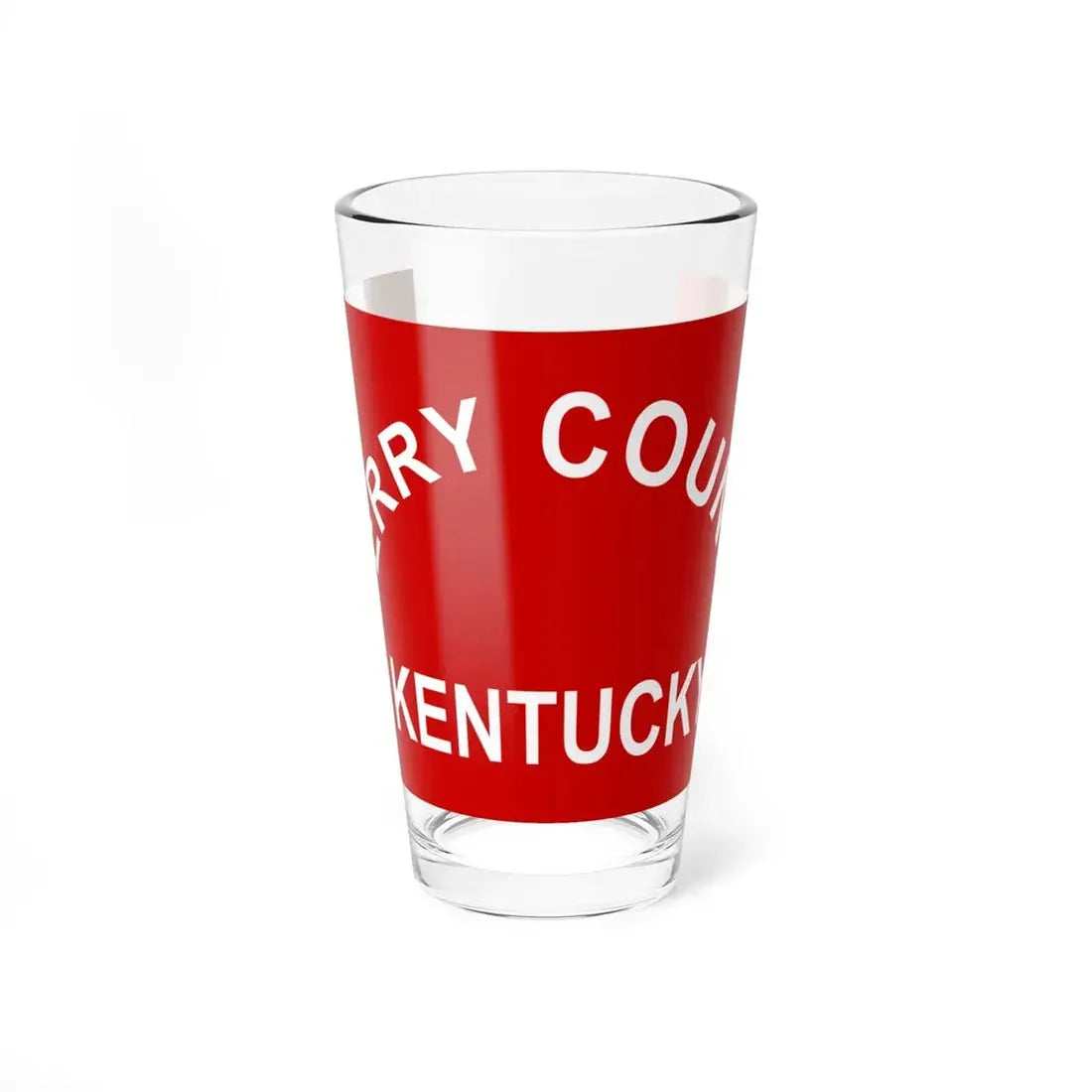 Flag of Perry County Kentucky (United States) Pint Glass 16oz 16oz - Go Mug Yourself