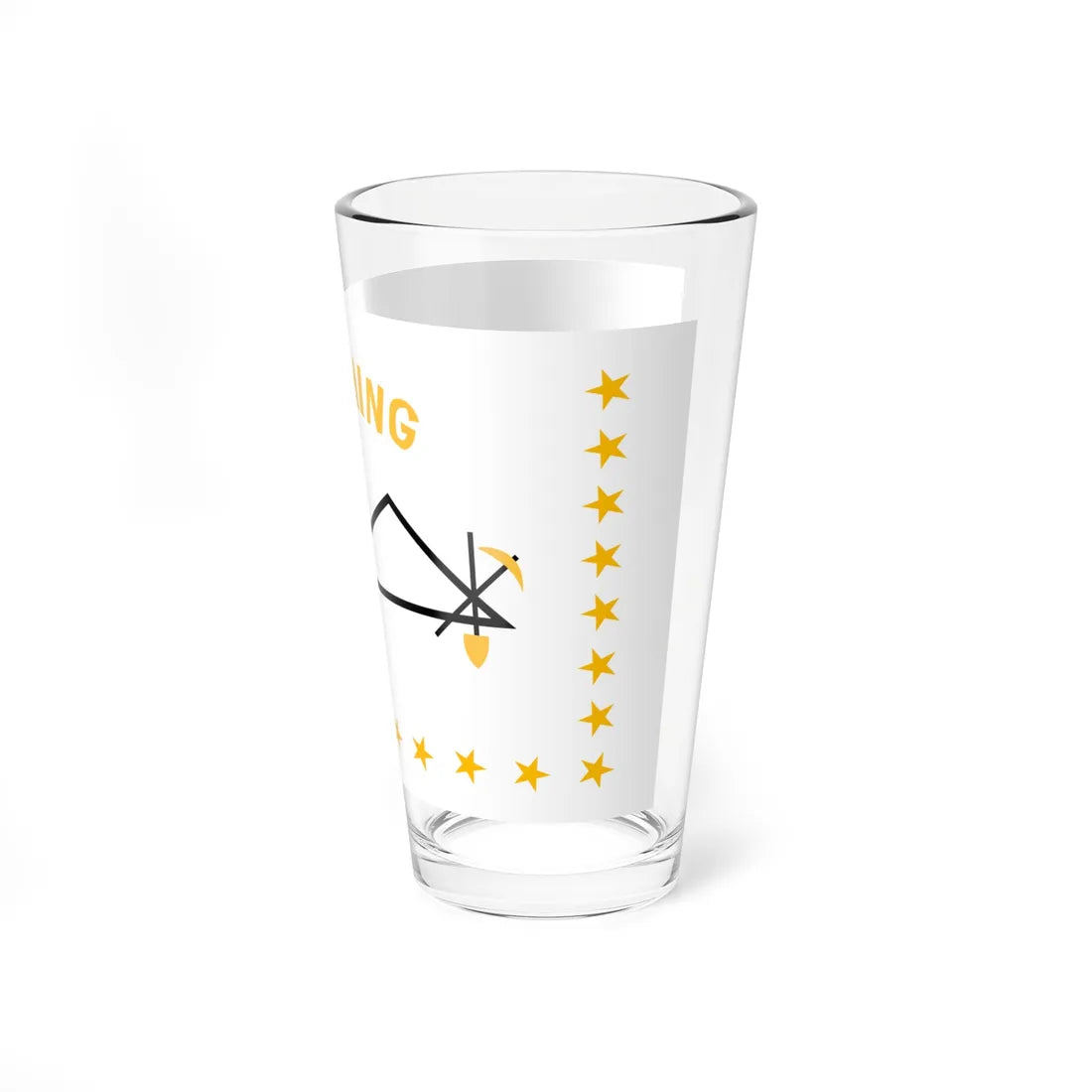 Flag of Pershing County Nevada (United States) Pint Glass 16oz - Go Mug Yourself