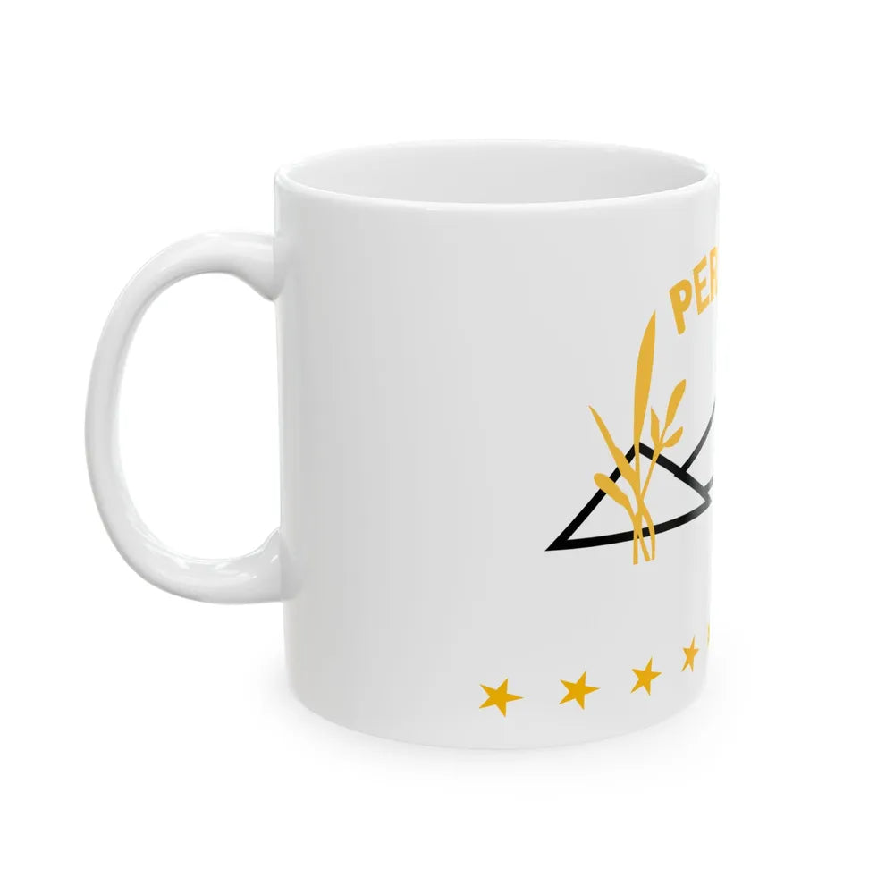 Flag of Pershing County Nevada (United States) White Coffee Mug - Go Mug Yourself