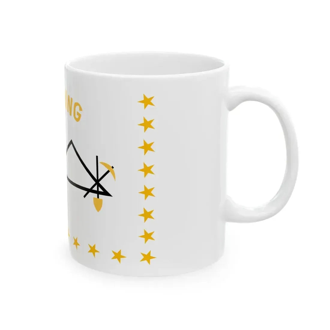 Flag of Pershing County Nevada (United States) White Coffee Mug - Go Mug Yourself