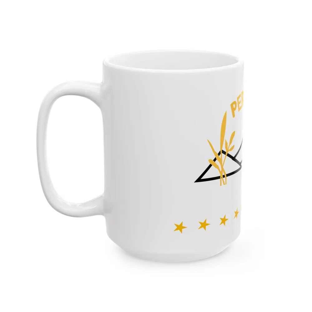 Flag of Pershing County Nevada (United States) White Coffee Mug - Go Mug Yourself