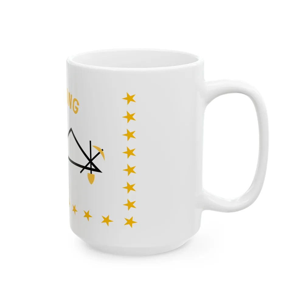Flag of Pershing County Nevada (United States) White Coffee Mug - Go Mug Yourself