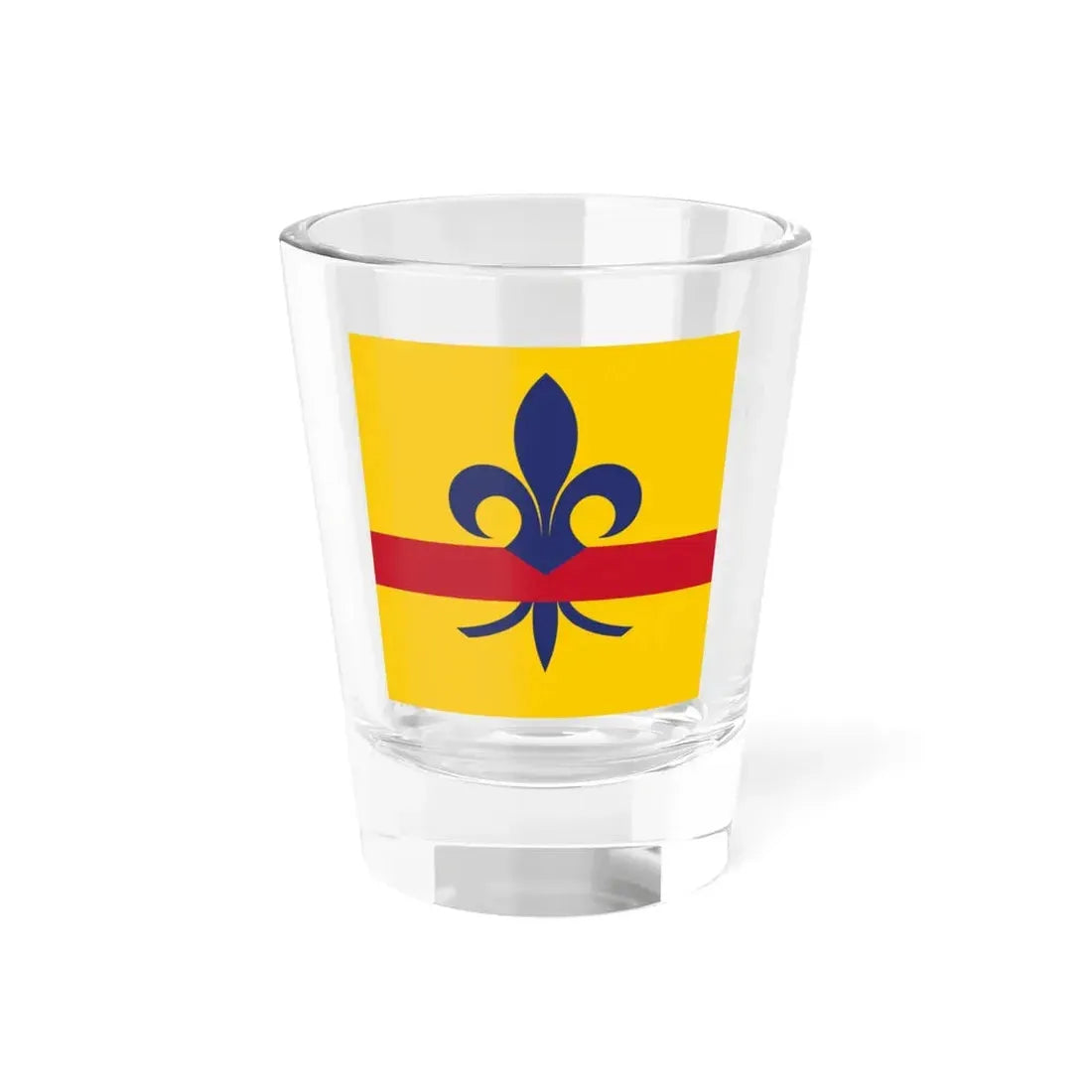 Flag of Pertuis France (France) Shot Glass 1.5oz 1.5oz - Go Mug Yourself