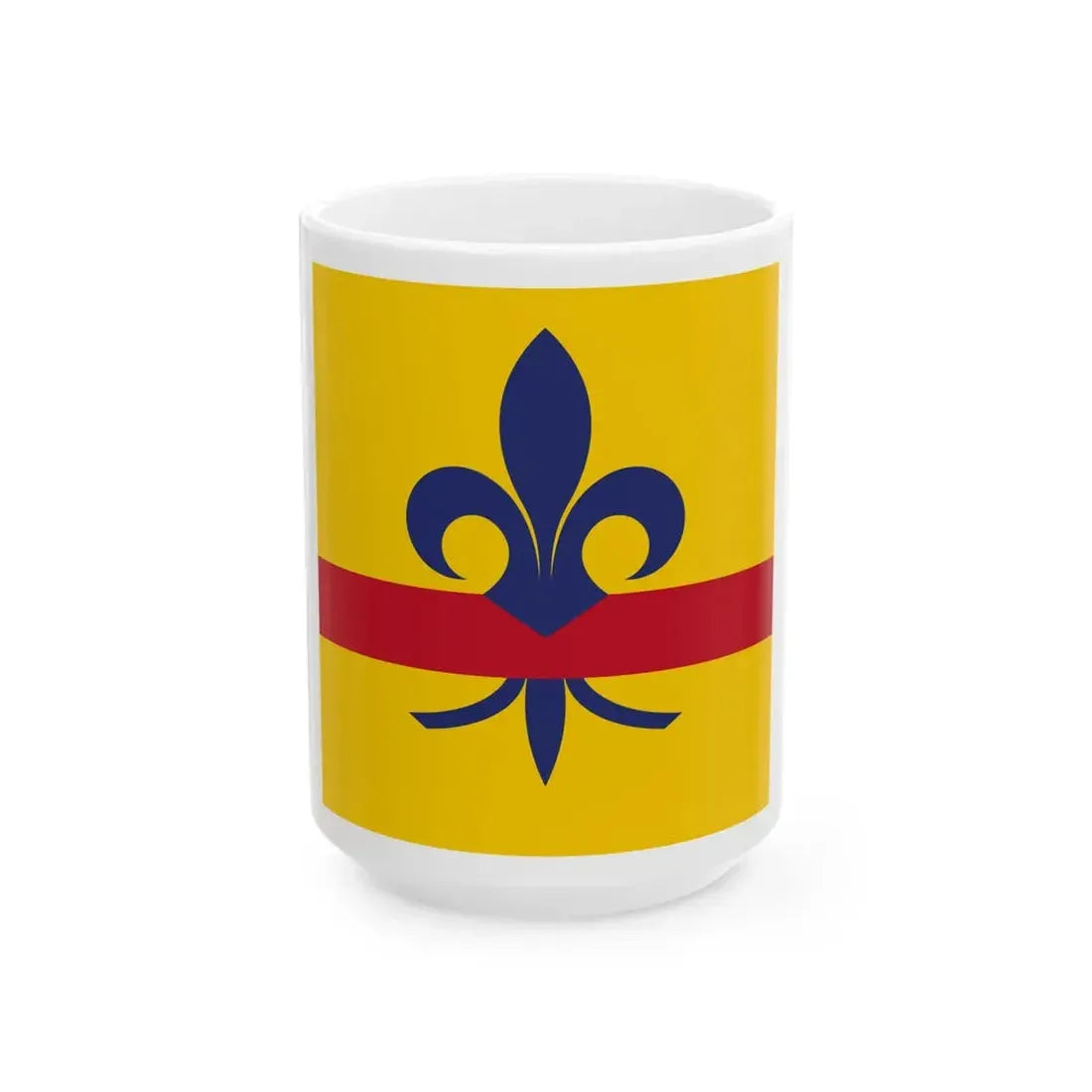 Flag of Pertuis France (France) White Coffee Mug 15oz - Go Mug Yourself
