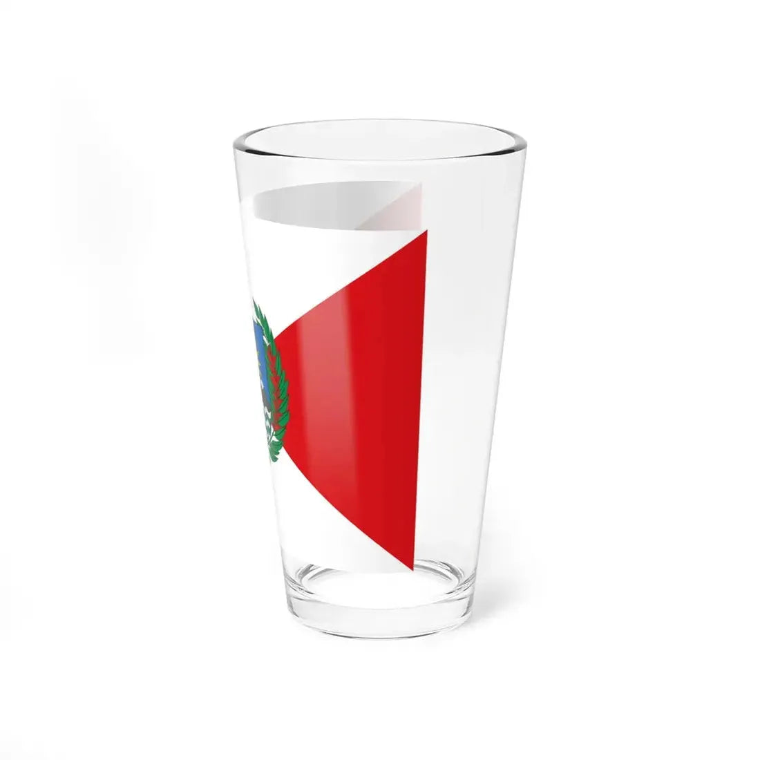 Flag of Peru 1821-1822 (Peru) Pint Glass 16oz - Go Mug Yourself