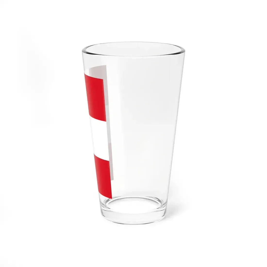Flag of Peru vertical (Peru) Pint Glass 16oz - Go Mug Yourself
