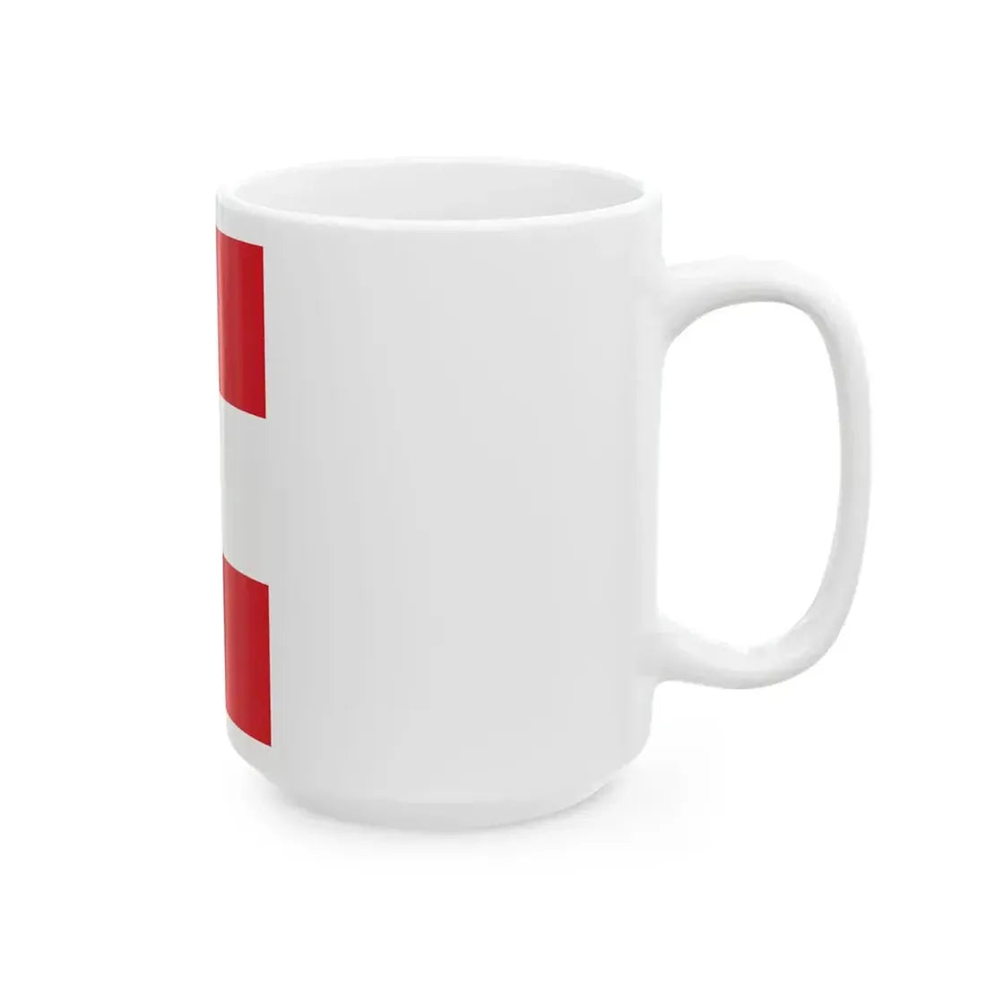 Flag of Peru vertical (Peru) White Coffee Mug - Go Mug Yourself