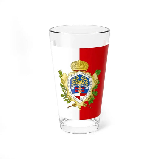 Flag of Pesaro (Italy) Pint Glass 16oz 16oz - Go Mug Yourself