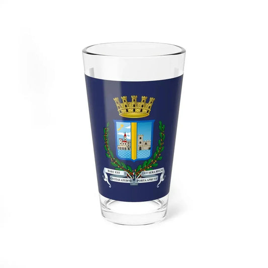 Flag of Pescara (Italy) Pint Glass 16oz 16oz - Go Mug Yourself