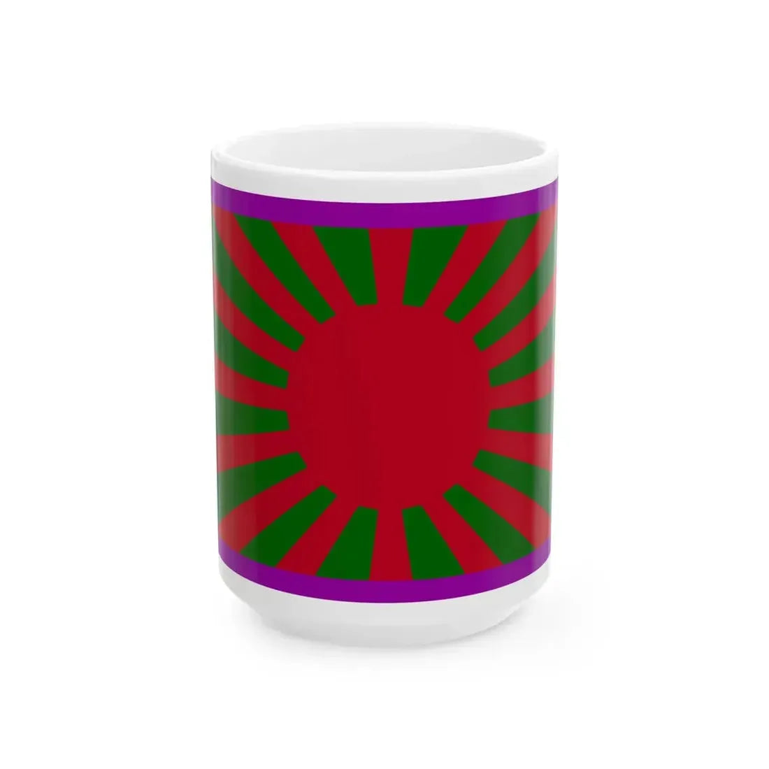 Flag of PETA Giyugun Bali (Indonesia) White Coffee Mug 15oz - Go Mug Yourself