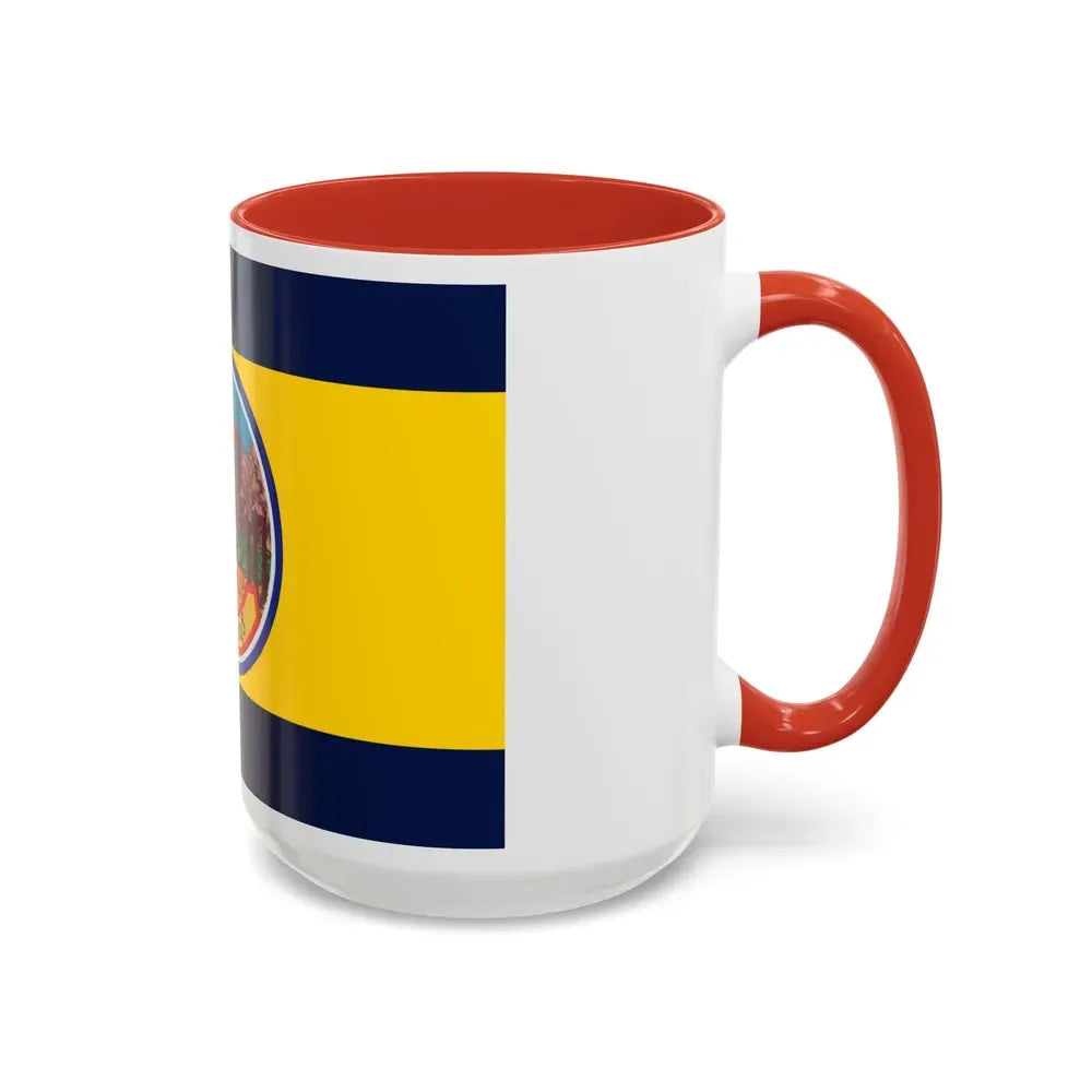 Flag of Petchaburi Province Thailand - Accent Coffee Mug - Go Mug Yourself