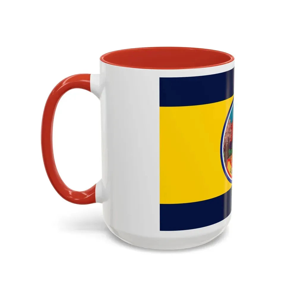 Flag of Petchaburi Province Thailand - Accent Coffee Mug - Go Mug Yourself