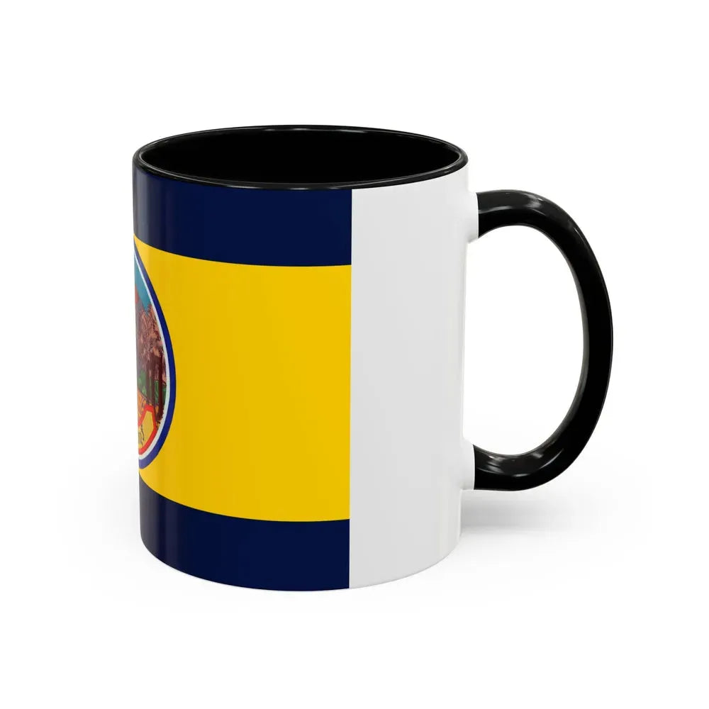 Flag of Petchaburi Province Thailand - Accent Coffee Mug - Go Mug Yourself