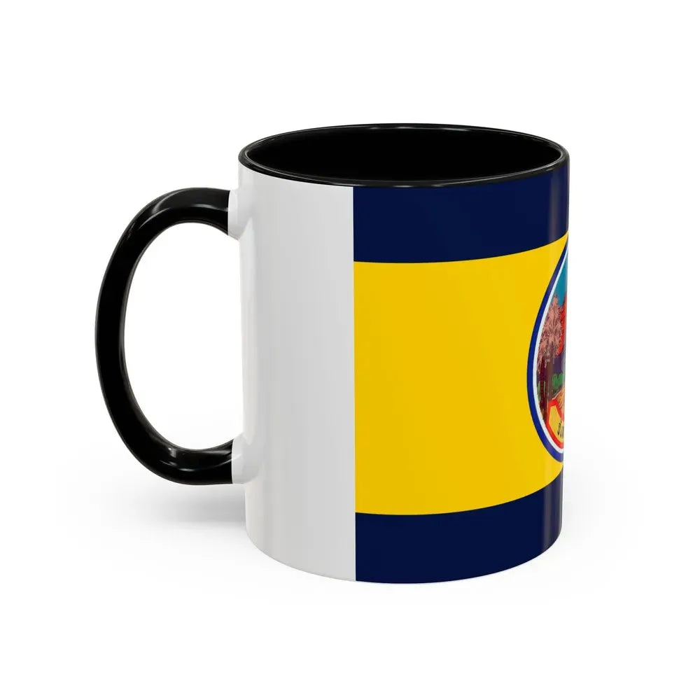 Flag of Petchaburi Province Thailand - Accent Coffee Mug - Go Mug Yourself