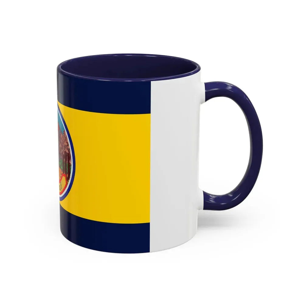 Flag of Petchaburi Province Thailand - Accent Coffee Mug - Go Mug Yourself