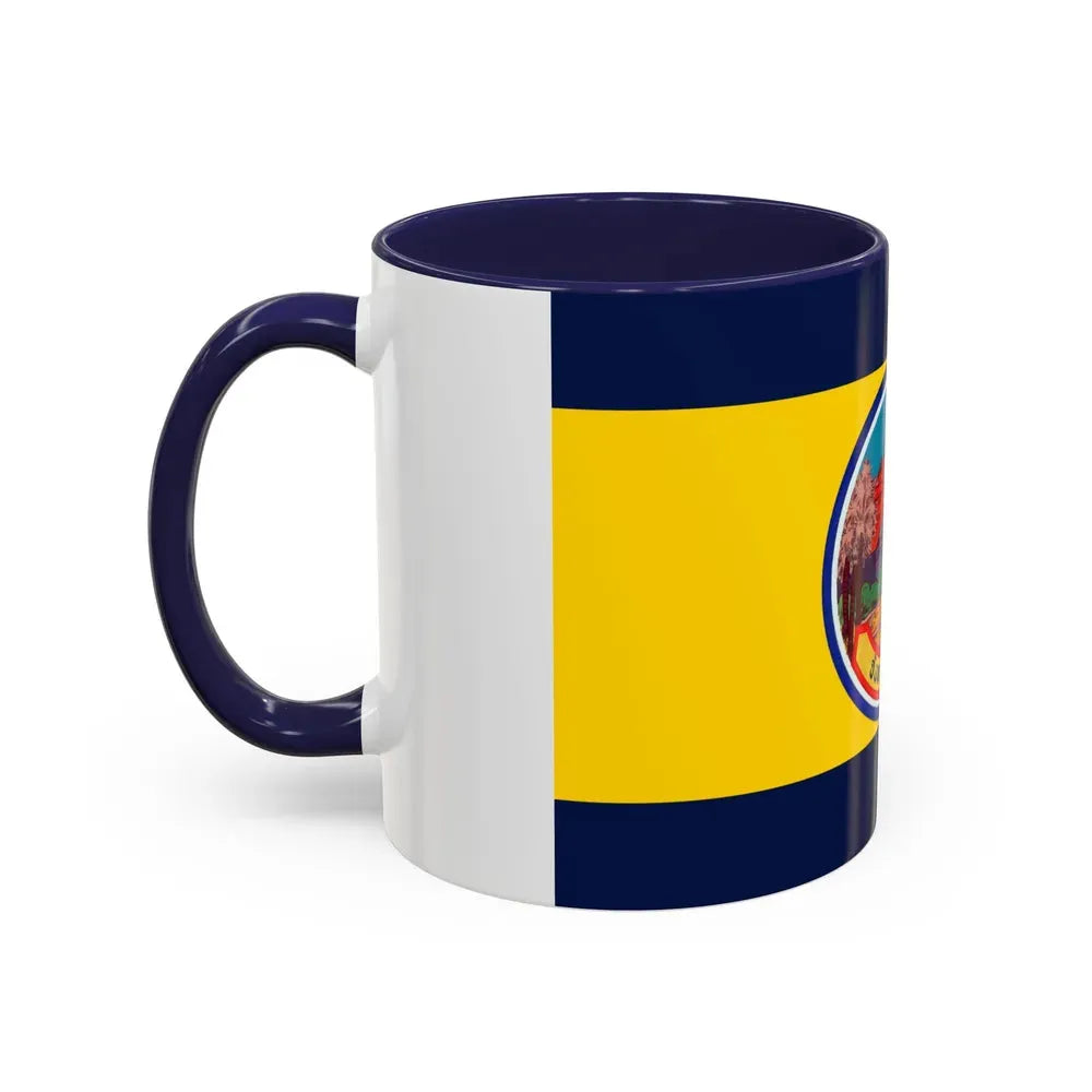 Flag of Petchaburi Province Thailand - Accent Coffee Mug - Go Mug Yourself